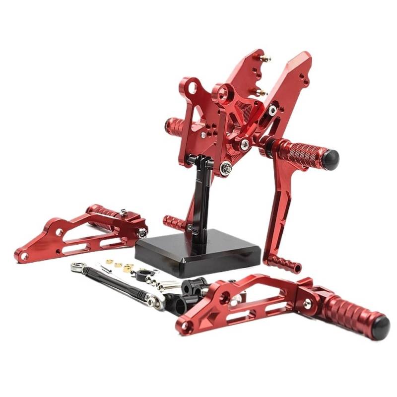 Universell Fußrasten Für GROM MSX125 MS X125 2012-2016 Motorrad Fußrastenanlage Fußstütze Fußrasten Pedal CNC Aluminium Legierung Fußrasten Hinten Set von LIDWF