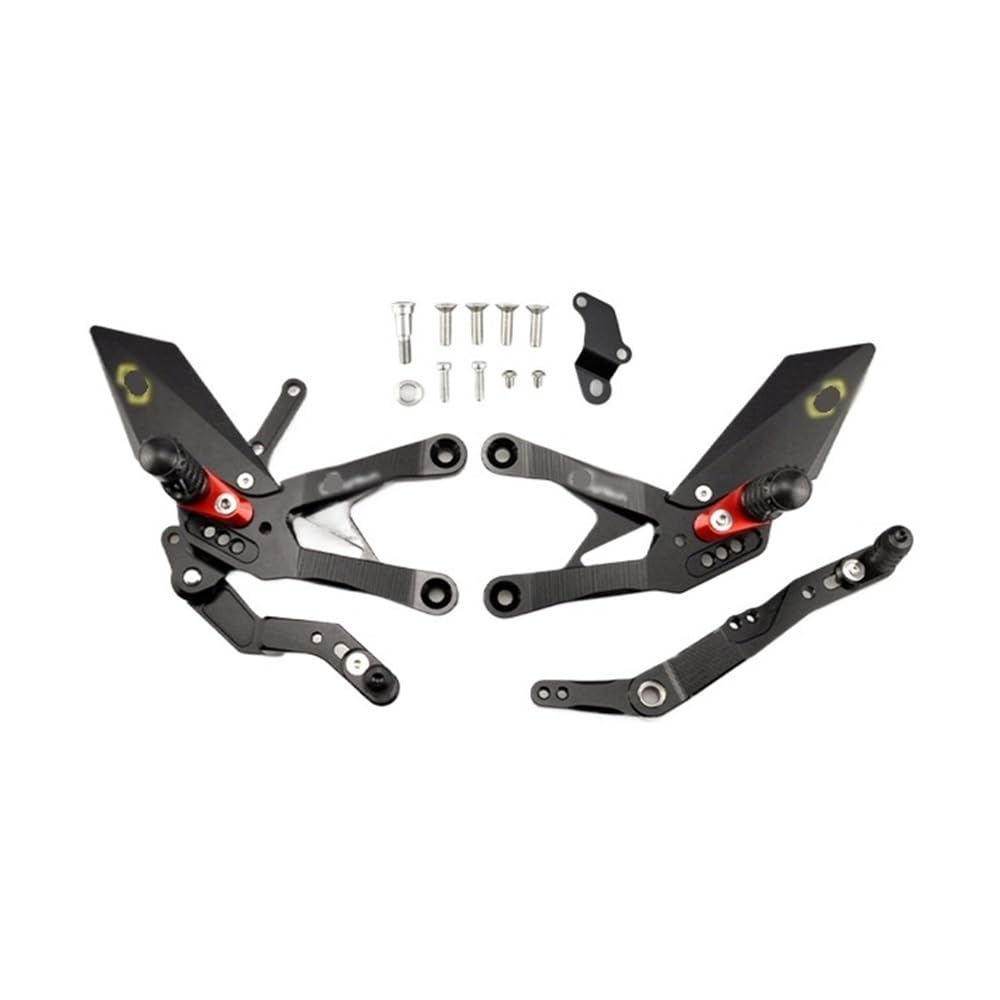 Universell Fußrasten Für Ya&maha YZF R1 2022 YZF-R1 YZFR1 2015-2022 Hinten Sets Erhöhen Pedal Einstellbare Fußrastenanlage Fußrasten Schalthebel Bremse Kit von LIDWF