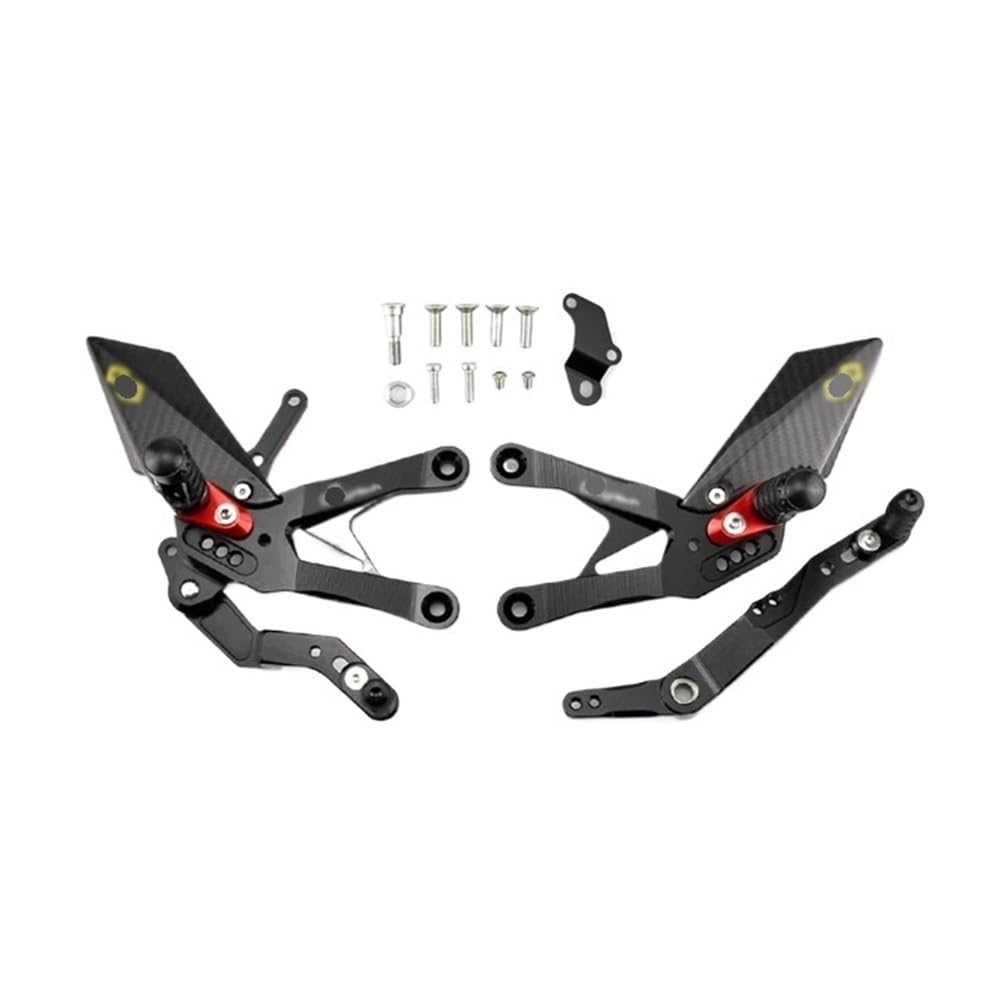 Universell Fußrasten Für Ya&maha YZF R1 2022 YZF-R1 YZFR1 2015-2022 Hinten Sets Erhöhen Pedal Einstellbare Fußrastenanlage Fußrasten Schalthebel Bremse Kit von LIDWF