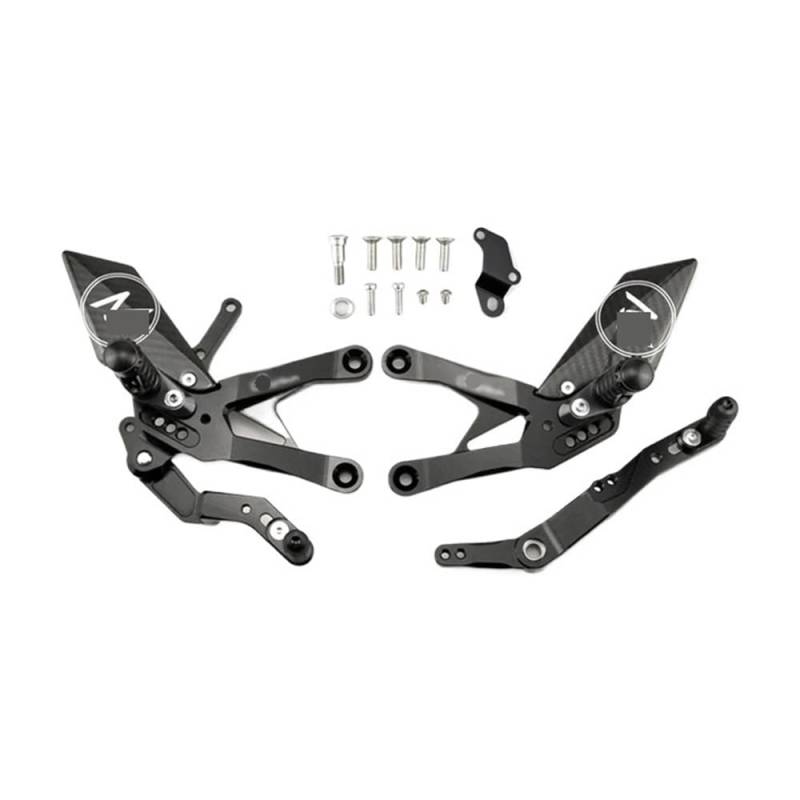 Universell Fußrasten Für Ya&maha YZF R1 2022 YZF-R1 YZFR1 2015-2022 Hinten Sets Erhöhen Pedal Einstellbare Fußrastenanlage Fußrasten Schalthebel Bremse Kit von LIDWF