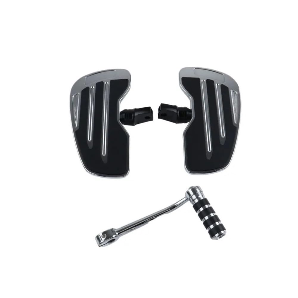 Universell Fußrasten Fußstütze Fahrer Peg Pedal Installation Kit Modifizierte Vordere Pedale Alumi Motorrad Zubehör Für R18B R18TC von LIDWF