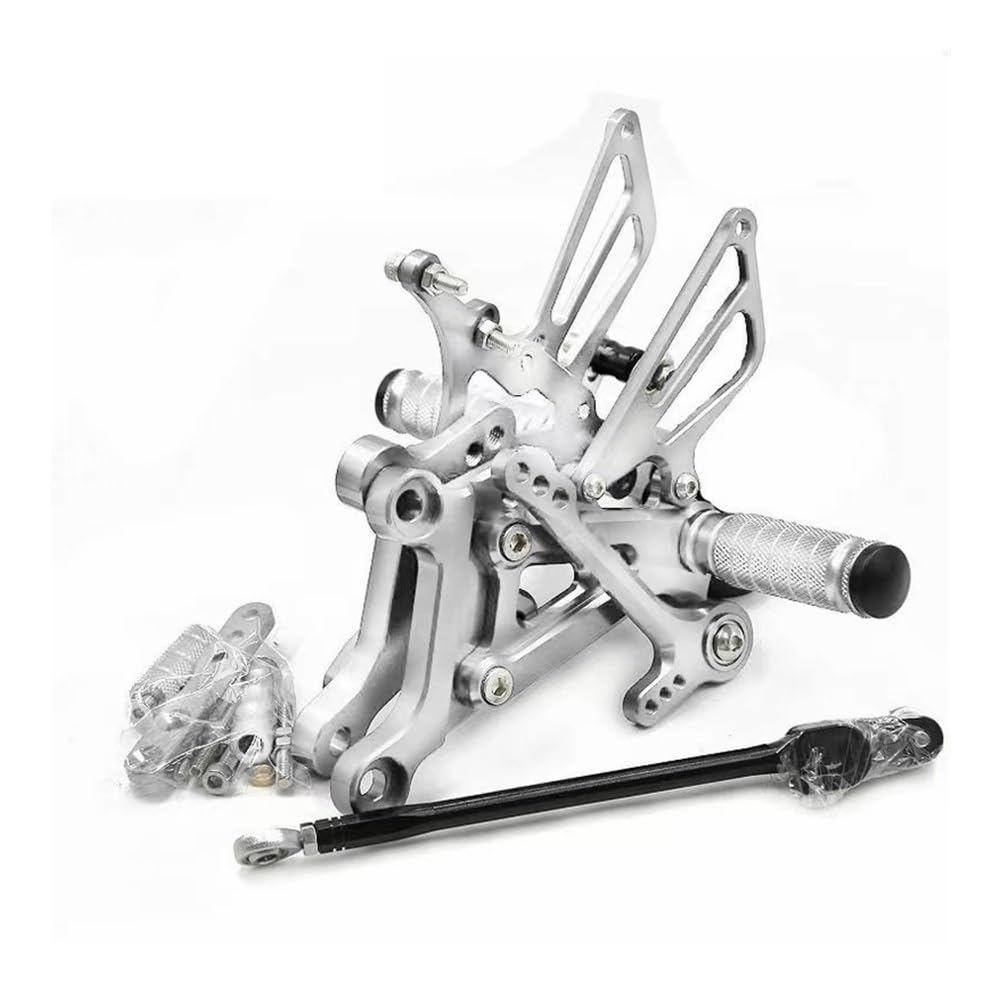 Universell Fußrasten Motorrad Aluminium Fußrastenanlage Hinten Set Fußrasten Pedal Einstellbare Fußstütze Für Ap&rilia RS125 2T RS 125 1996-2010 1997 1998 1999 von LIDWF