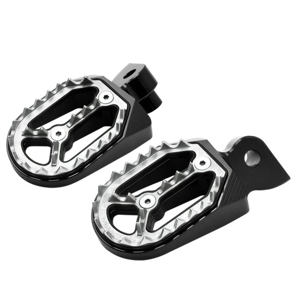 Universell Fußrasten Motorrad CNC Fuß Peg Pedal Fußstütze Für YA&MAHA YZ 85 125 250 YZ85 YZ125 YZ250 WR250F WR 250F 1999-2015 YZ450F 2004-216 von LIDWF