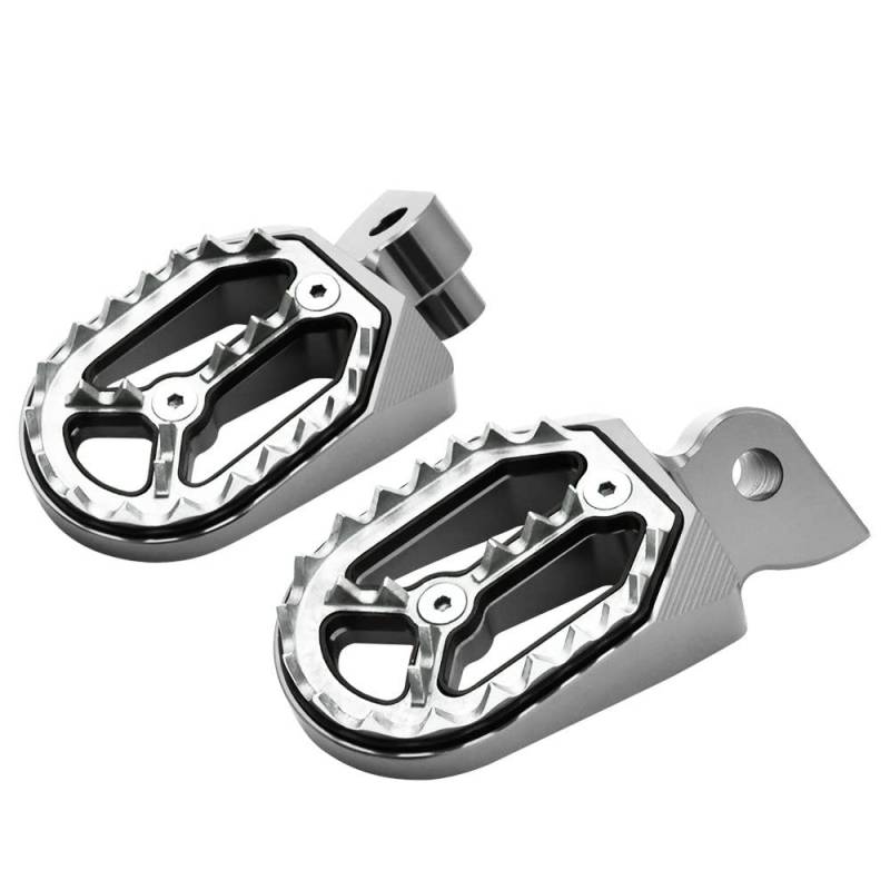 Universell Fußrasten Motorrad CNC Fuß Peg Pedal Fußstütze Für YA&MAHA YZ 85 125 250 YZ85 YZ125 YZ250 WR250F WR 250F 1999-2015 YZ450F 2004-216 von LIDWF