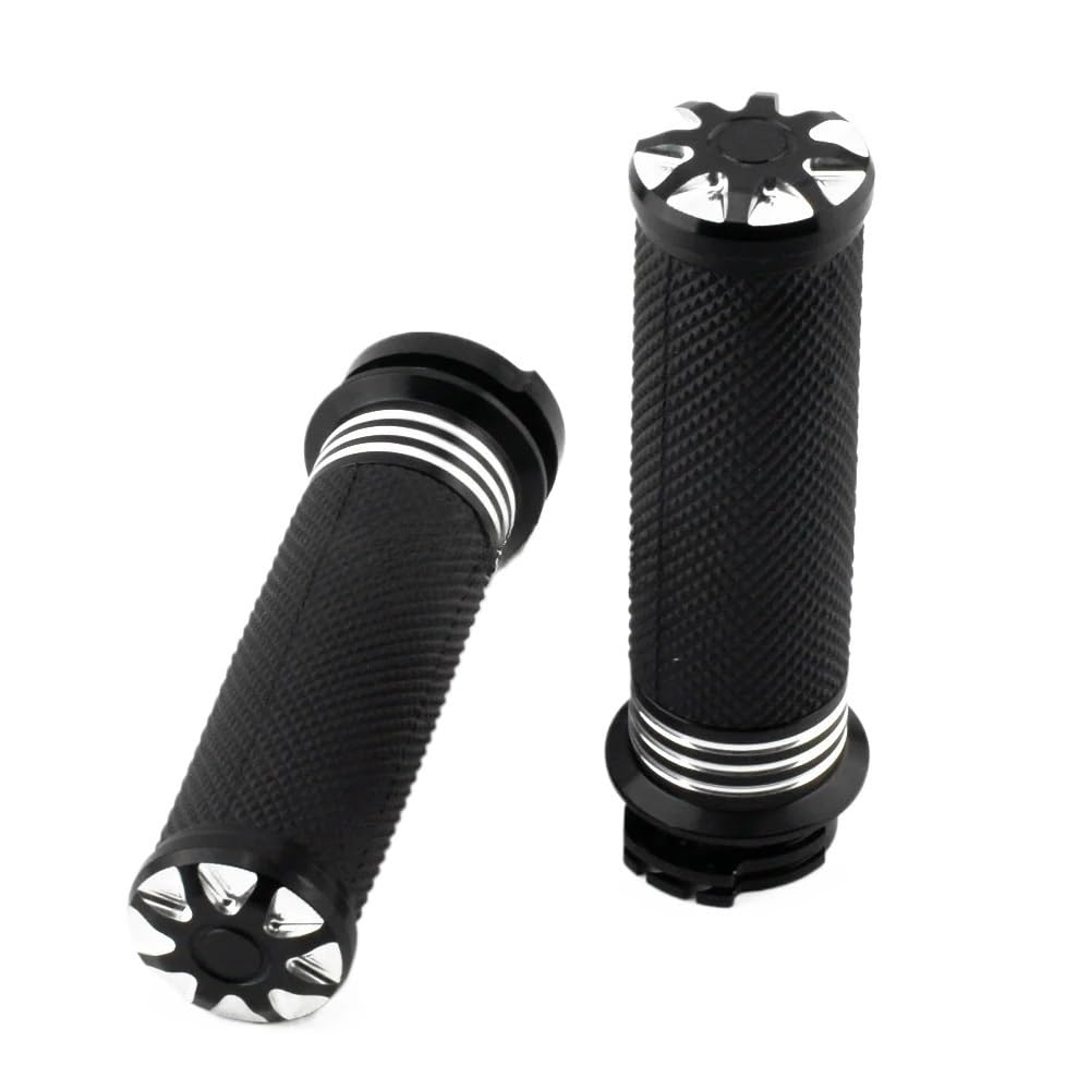 Universell Fußrasten Motorrad Griff Bar 1 "Hand Griffe Fußrasten Shifter Pegs Nagel Für Ha&rley Sportster 883 Touring Dyna Softail Breakout Chopper von LIDWF