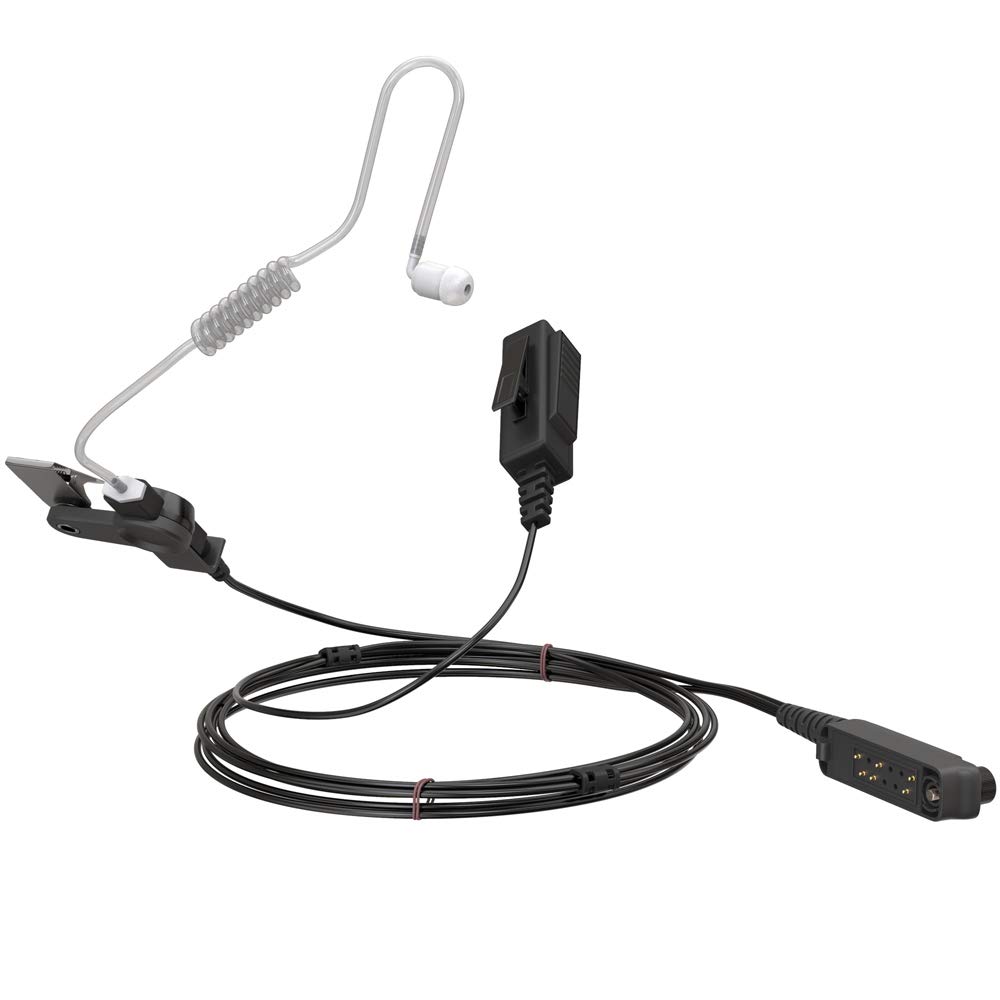 LIFE IS SIMPLE Security Headset für Sepura STP8000/9000 (Tetra) in Schwarz von LIFE IS SIMPLE