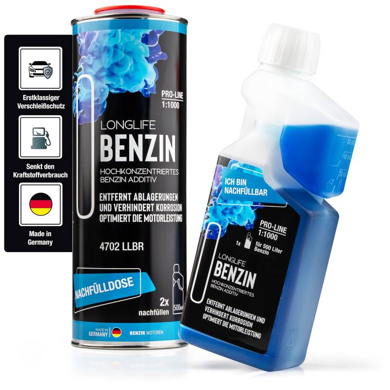 LIFETIME Longlife Benzin Refill-Kit 1x500ml + 1x 1.000ml von LIFETIME