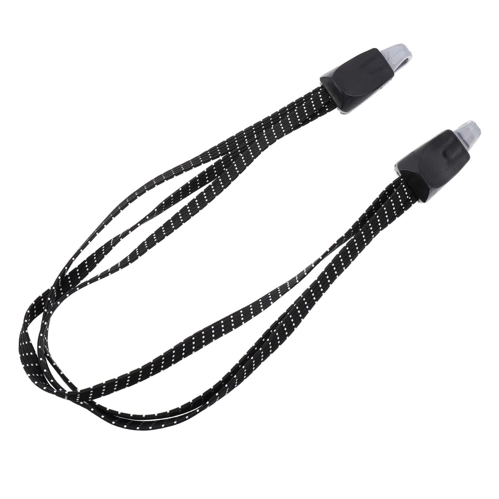 LIFKOME 5 Stück 3 1 Seil Elastisches Gepäck Elastischer Gepäckgurt Fahrrad Gepäckband Fahrrad-lastengurte -gepäck-Bungee Fahrrad-spanngurte Gepäckträgerschnüre Gummiband Black von LIFKOME