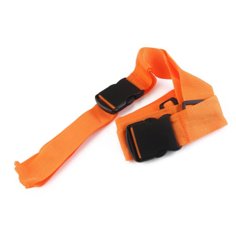 LIFKOME Koffer Packband gepäckgurt Luggage Strap koffergürtel koffergurten Kofferstreifen Kofferband Gepäck Packband Gepäckgürtel Gepäckstreifen Orange von LIFKOME