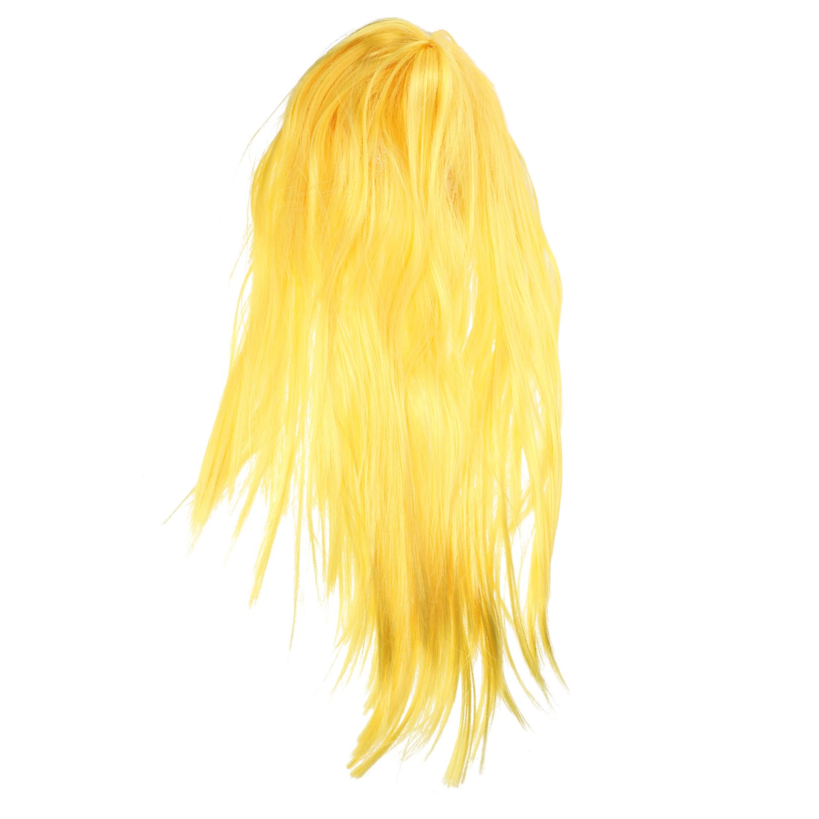 LIFKOME hazbin Perücke Cosplay gefälscht Meeräsche fokuhila parücke the wig styling everhair partytisch Kostüm Kunsthaar helles Kunsthaar Kopfschmuck Kunsthaar chemische Faser Yellow von LIFKOME