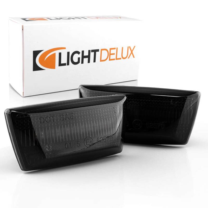 LIGHTDELUX Ersatz für 2 x LED Seitenblinker Blinker Kotflügel-Blinker mit Zulassung V-171902 von LIGHTDELUX