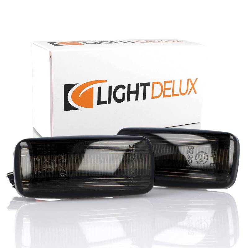 LIGHTDELUX Ersatz für 2 x LED Seitenblinker Blinker Kotflügel-Blinker mit Zulassung kompatibel mit Fiat Freemont 2011-2016 V-174440 von LIGHTDELUX