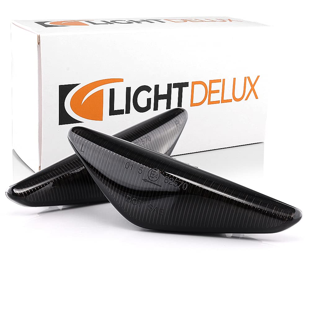 LIGHTDELUX LED Blinker Seitenblinker Blinkleuchte Kotflügel-Blinker links rechts mit E-Prüfzeichen ohne Fehlermeldung V-170154 von LIGHTDELUX