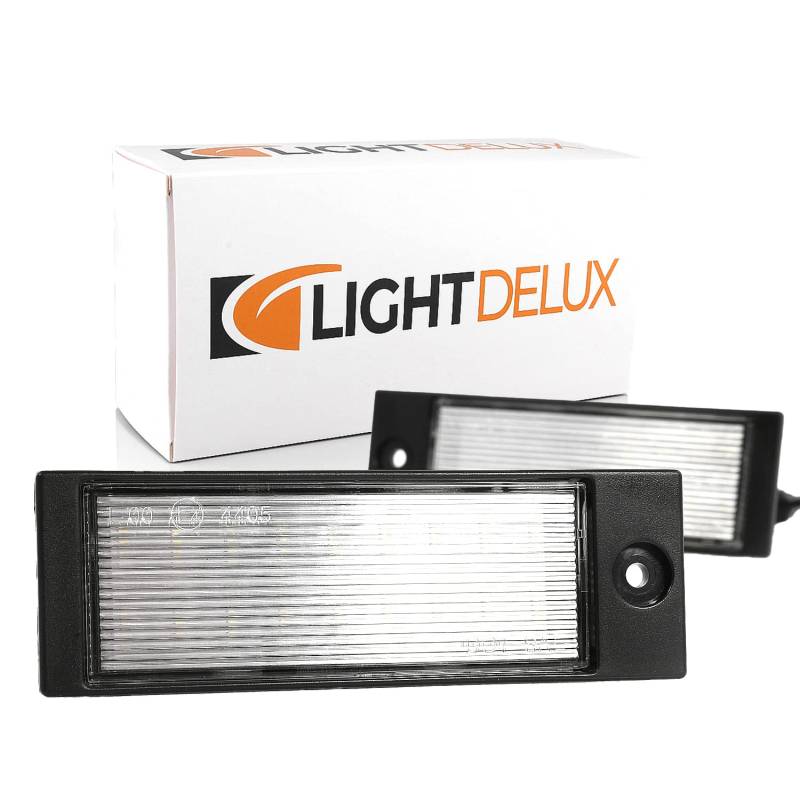 LIGHTDELUX LED Kennzeichenbeleuchtung Plug&Play Canbus mit E-Zulassung von LIGHTDELUX