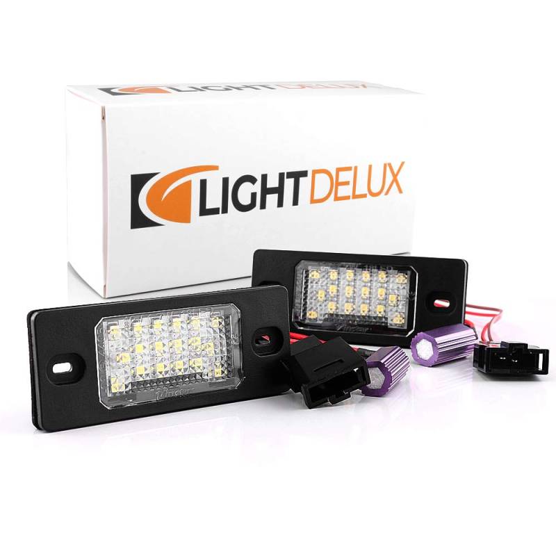 LIGHTDELUX Light Delux LED Kennzeichenbeleuchtung mit Zulassung V-030608 von LIGHTDELUX