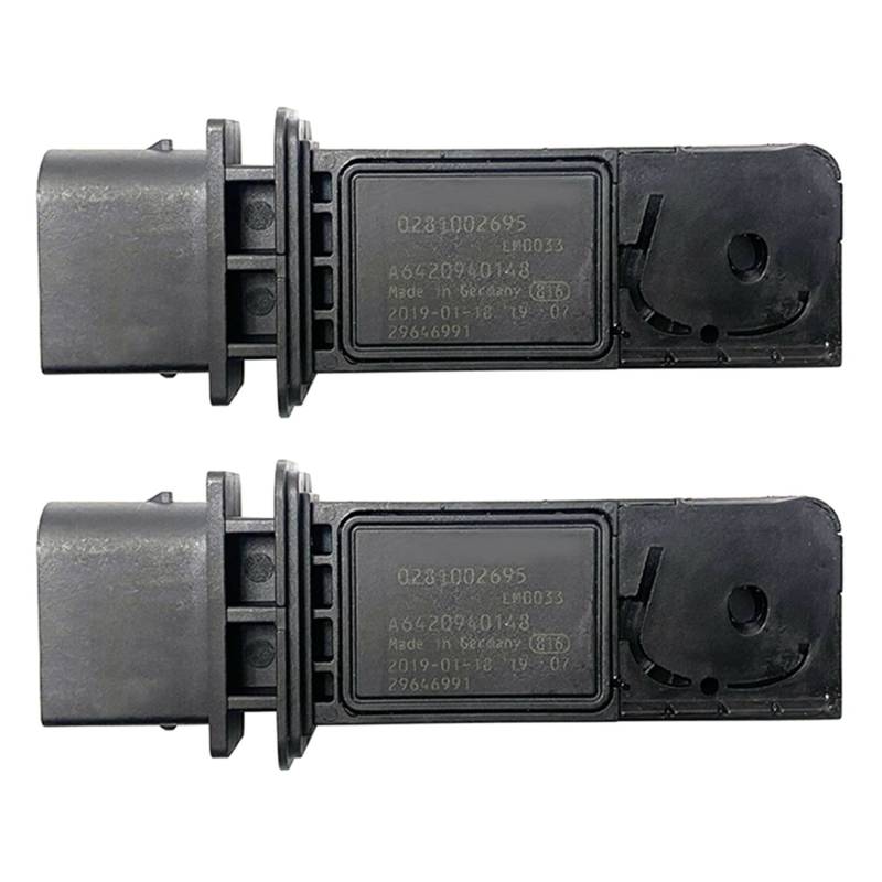 LIGUSTRUM 2X Auto Luft Massen Durchfluss Messer Sensor Massen Sensor 0281002695 A6420940148 für von LIGUSTRUM