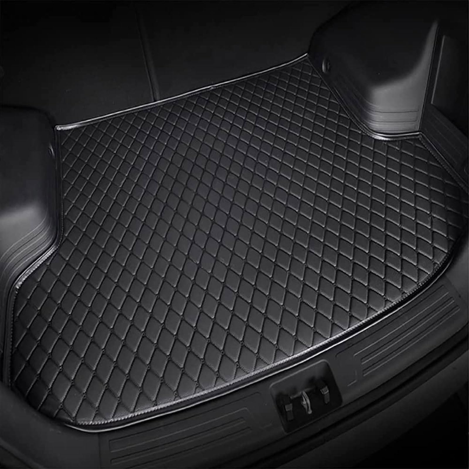 Kofferraum Schutzmatte für Volvo XC90 5seats 2010-2021, Passgenaue Kofferraumwanne Wasserdicht rutschfest Schmutzabweisend Auto ZubehöR,Black von LIHLIOUZDM