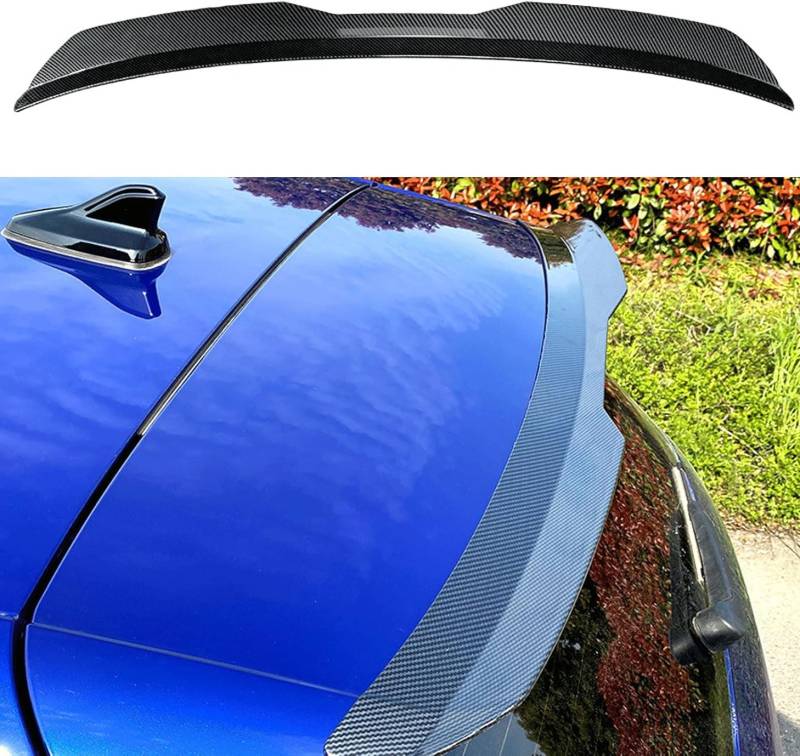 Spoiler für Kia Carnival II 2006-2010 2011 2012 2013 2014, Auto Heckspoiler Spoiler Korrosionsbeständig Hochfest Schlagfest Kratzfest Tuning Auto Zubehör,Carbon Color von LIHLIOUZDM