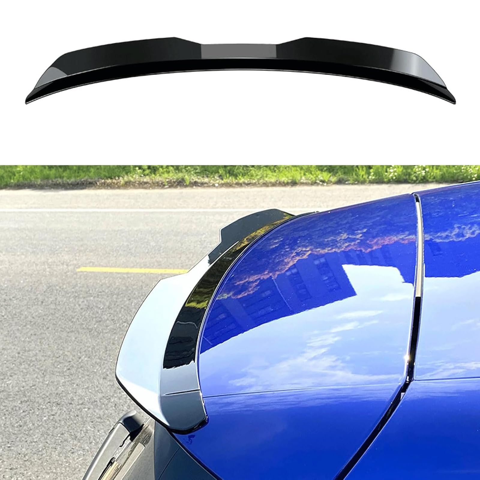 Spoiler für Kia Carnival II 2006-2010 2011 2012 2013 2014, Auto Heckspoiler Spoiler Korrosionsbeständig Hochfest Schlagfest Kratzfest Tuning Auto Zubehör,Glossy Black von LIHLIOUZDM