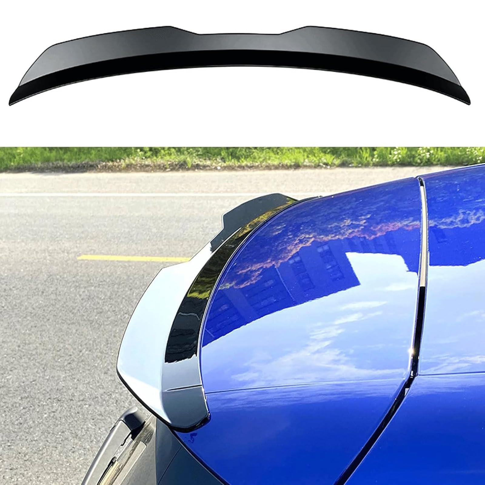 Spoiler für Kia Carnival II 2006-2010 2011 2012 2013 2014, Auto Heckspoiler Spoiler Korrosionsbeständig Hochfest Schlagfest Kratzfest Tuning Auto Zubehör,Matt Black von LIHLIOUZDM