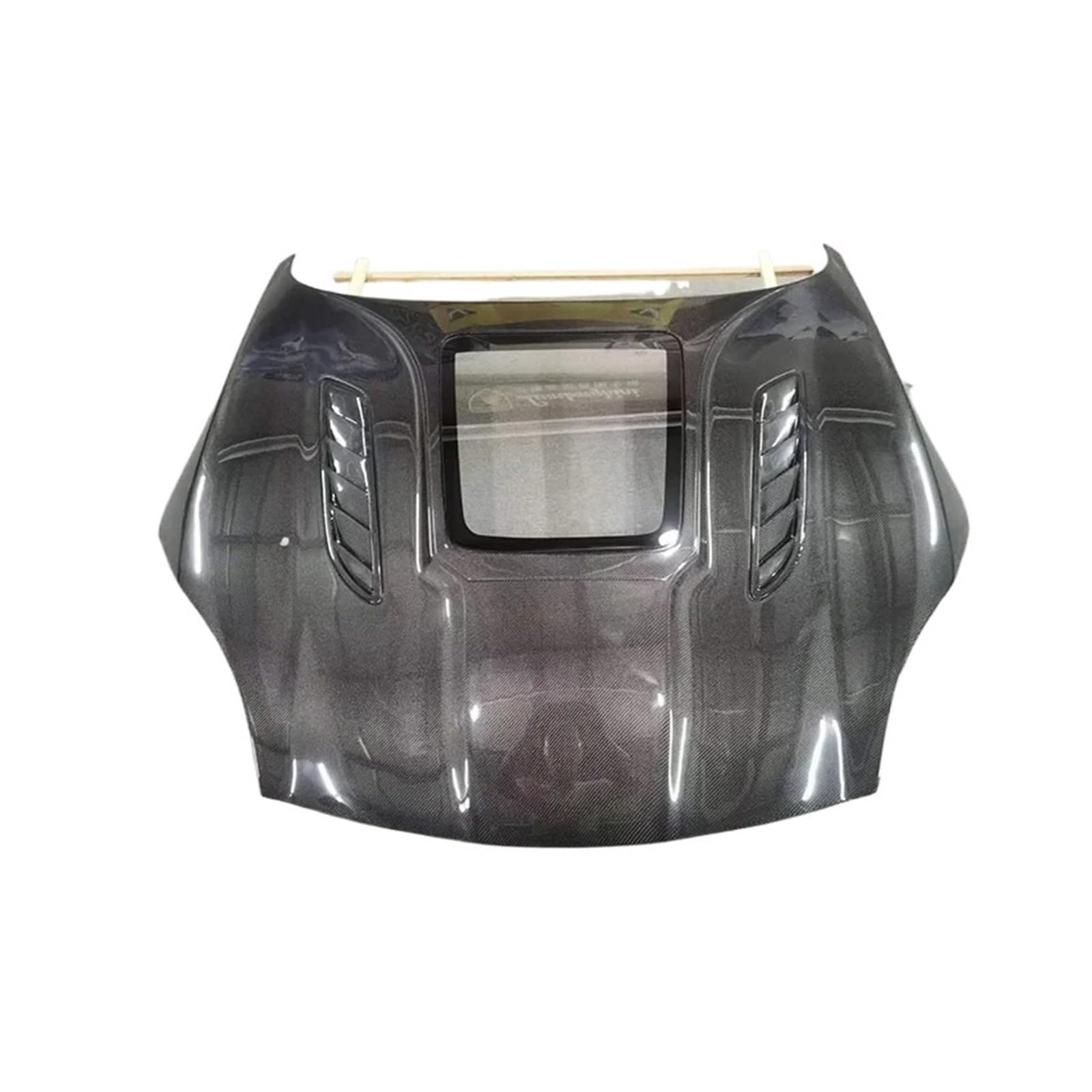 Hohe Qualität Carbon Fiber Frp Front Motorhauben Auto Auto Transparent Motorhaube Abdeckungen Kompatibel for Jaguar F-typ Auto körper Kit 09-18(One Side CF) von LIINYTG