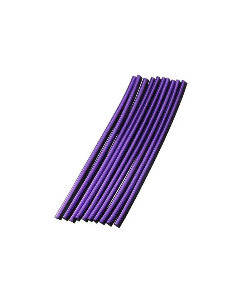 Auto ZubehöR Innenraum Deko 10 STÜCKE 20 cm Auto Klimaanlage Steckdose Dekorative U-form Formleiste Dekorstreifen Auto Styling Autotür Für Kantenschutz Auto Dekoration Innenraum(10pcs Purple) von LIJHGFFA