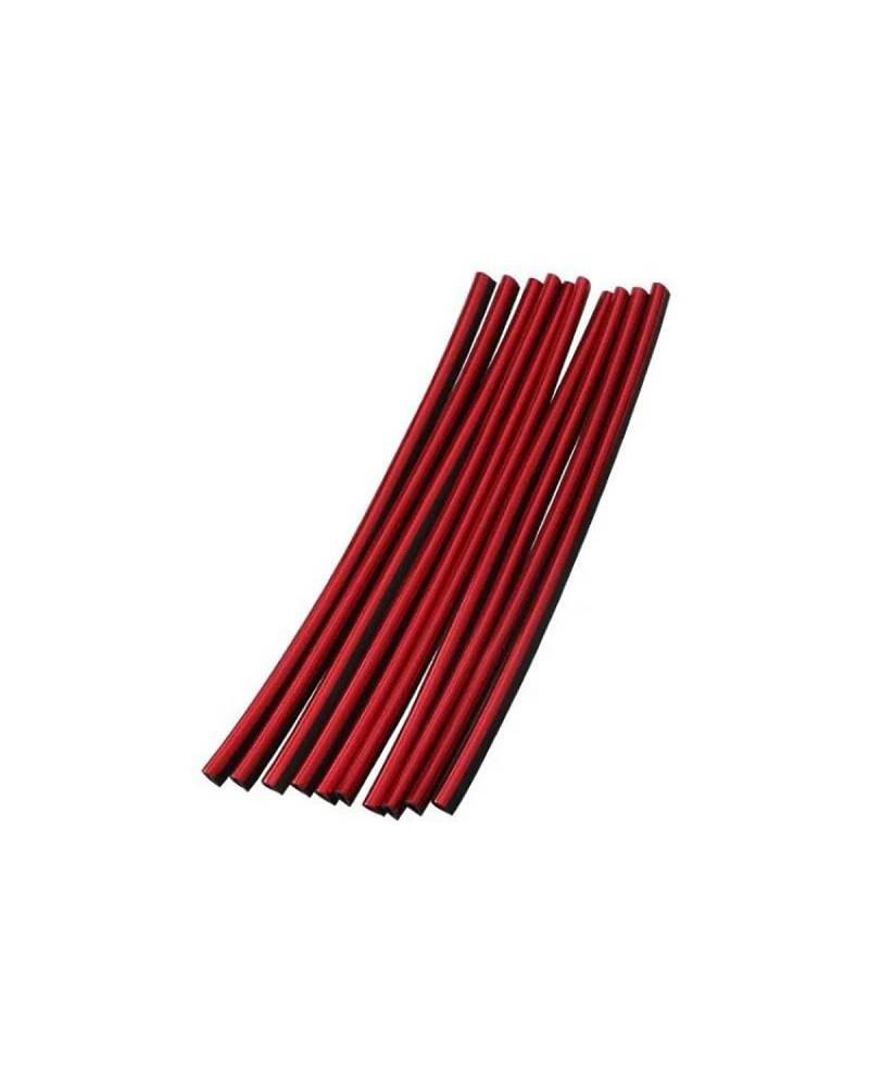 Auto ZubehöR Innenraum Deko 10 STÜCKE 20 cm Auto Klimaanlage Steckdose Dekorative U-form Formleiste Dekorstreifen Auto Styling Autotür Für Kantenschutz Auto Dekoration Innenraum(10pcs red) von LIJHGFFA