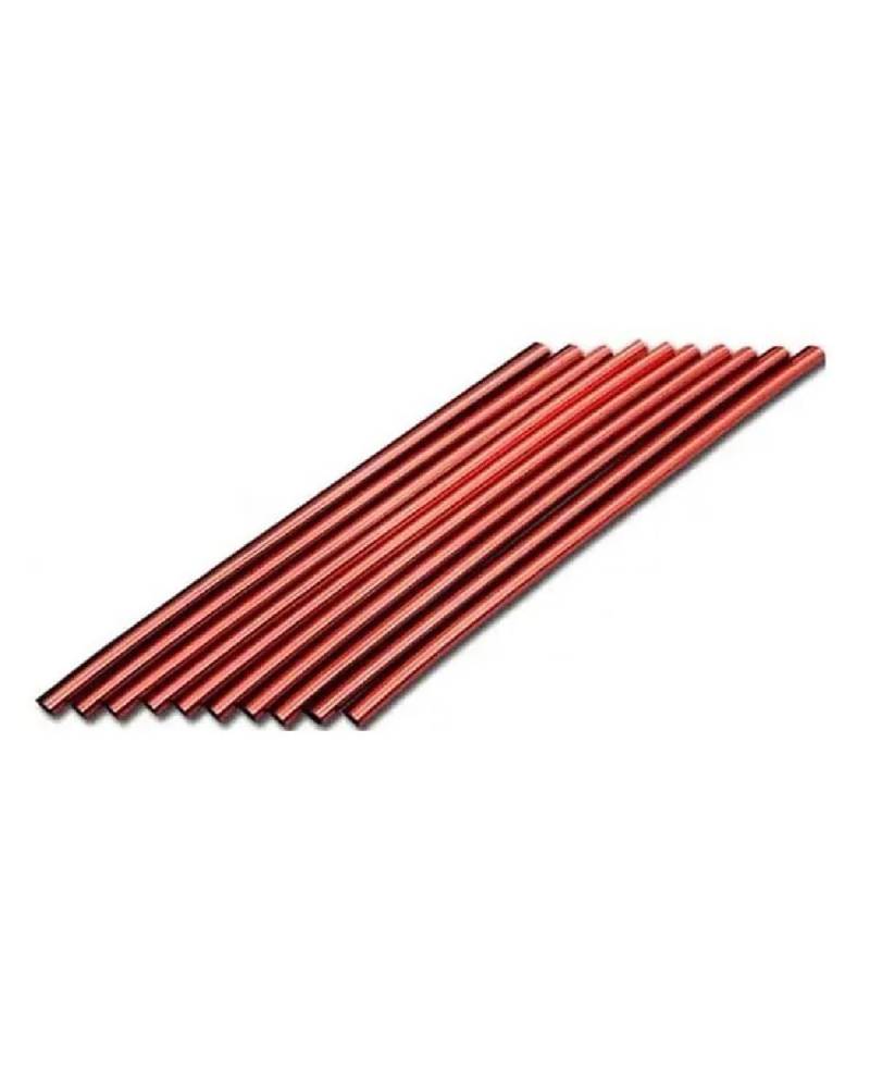 Auto ZubehöR Innenraum Deko 10 Stücke 20cm Auto Klimaanlage Entlüftungsauslass Zierleiste U Form Chrom PVC Bunte Glänzende Auto Zierleiste Für Auto Dekoration Auto Dekoration Innenraum(Red) von LIJHGFFA