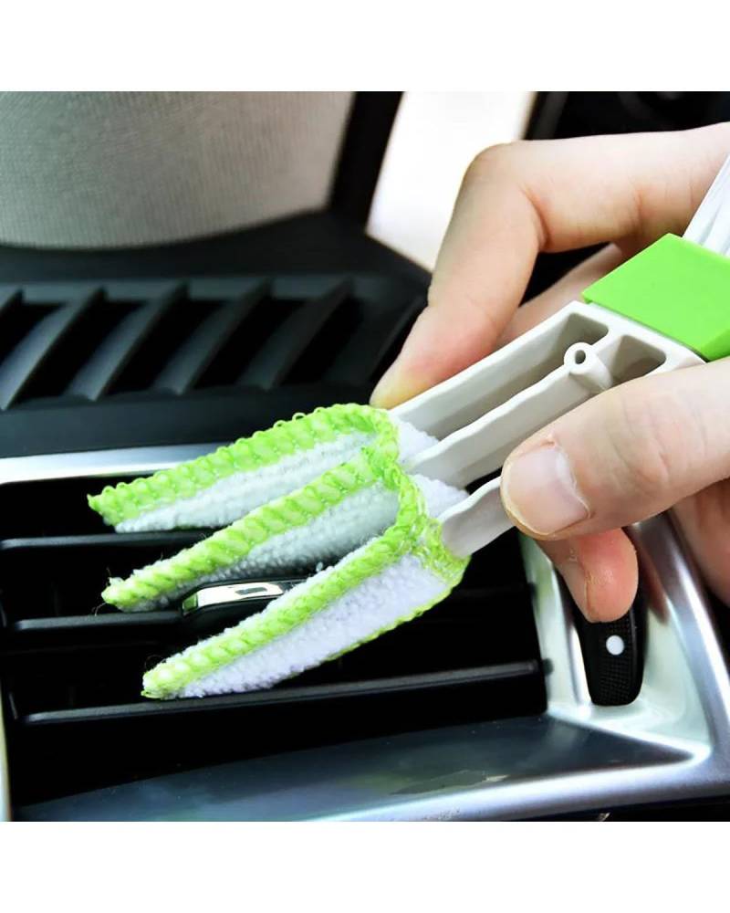 Auto ZubehöR Innenraum Deko 10 Stücke 20cm Universal Auto Klimaanlage Steckdose Dekorative U Form Formleiste Dekor Auto Styling Zubehör Auto Dekoration Innenraum(Brush) von LIJHGFFA