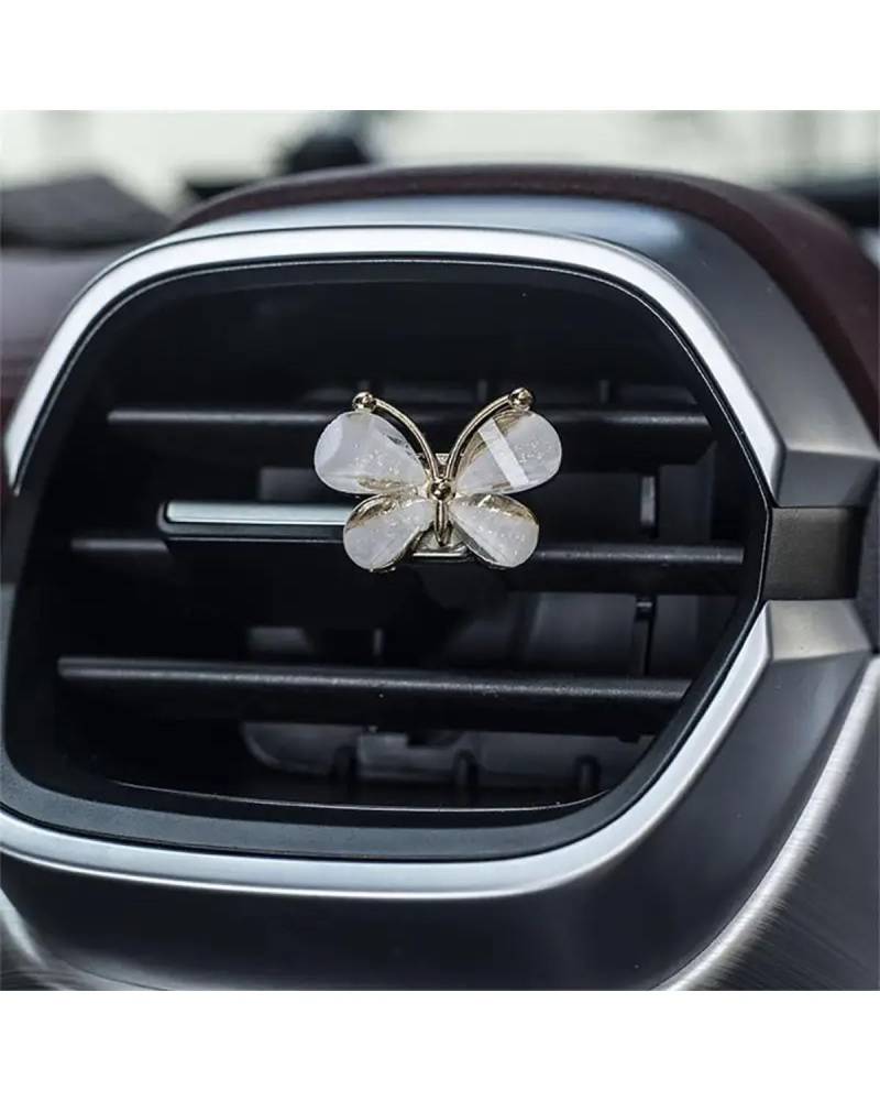 Auto ZubehöR Innenraum Deko 1pc Lufterfrischer Farbe Schmetterling Auto Air Outlet Perfum Duft Natürlichen Geruch Klimaanlage Aromatherapie Clip Auto Zubehör Auto Dekoration Innenraum(01) von LIJHGFFA