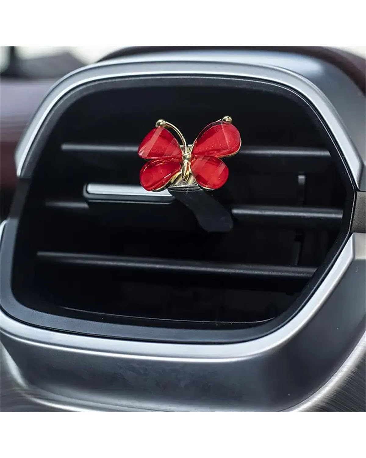 Auto ZubehöR Innenraum Deko 1pc Lufterfrischer Farbe Schmetterling Auto Air Outlet Perfum Duft Natürlichen Geruch Klimaanlage Aromatherapie Clip Auto Zubehör Auto Dekoration Innenraum(03) von LIJHGFFA