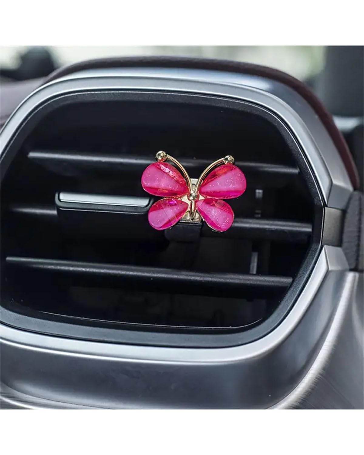 Auto ZubehöR Innenraum Deko 1pc Lufterfrischer Farbe Schmetterling Auto Air Outlet Perfum Duft Natürlichen Geruch Klimaanlage Aromatherapie Clip Auto Zubehör Auto Dekoration Innenraum(06) von LIJHGFFA