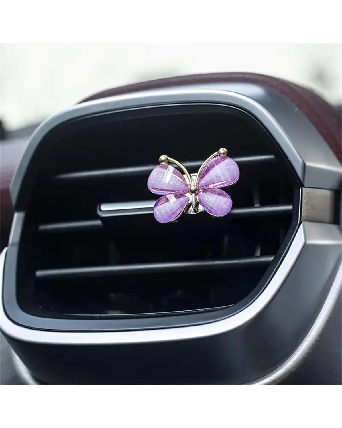 Auto ZubehöR Innenraum Deko 1pc Lufterfrischer Farbe Schmetterling Auto Air Outlet Perfum Duft Natürlichen Geruch Klimaanlage Aromatherapie Clip Auto Zubehör Auto Dekoration Innenraum(09) von LIJHGFFA