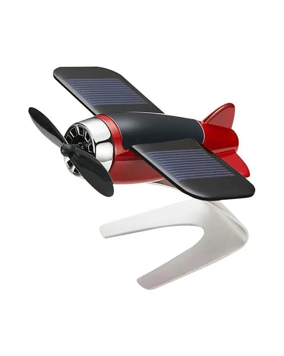 Auto ZubehöR Innenraum Deko Auto-Lufterfrischer Solar für Flugzeuge Dekoration für Mini-Auto Parfüm Lufterfrischer für Autos Duft Flugzeug Ornament Auto Zubehör Auto Dekoration Innenraum(Red 1pc) von LIJHGFFA