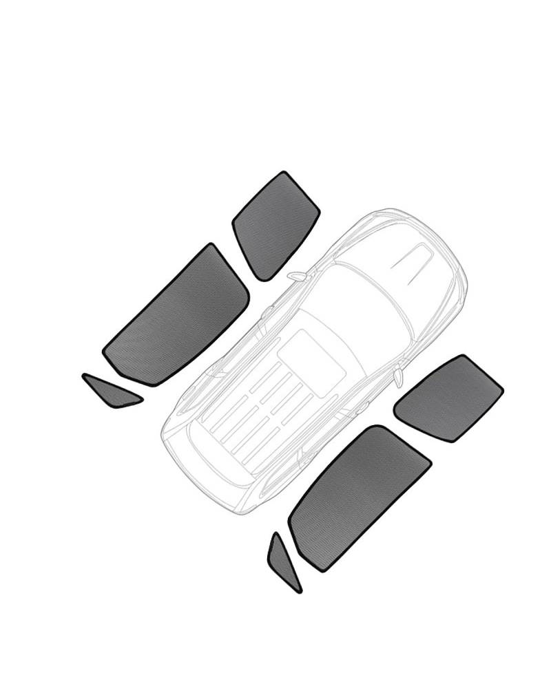 Autofenster Sonnenschutzrollos Für 3 2009-2013 Auto Sonnenschirm Frontscheibe Vorhang Rückseite Fenster Sonnenschutz Schild(6PCS Side Windows) von LIJHGFFA