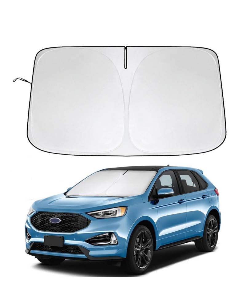 Autofenster Sonnenschutzrollos Für Ford für Edge 2017-2023 Windschutzscheiben-Sonnenschutz, Sonnenschutz, Fenster-Sonnenblende, faltbar, blockiert UV-Strahlen von LIJHGFFA