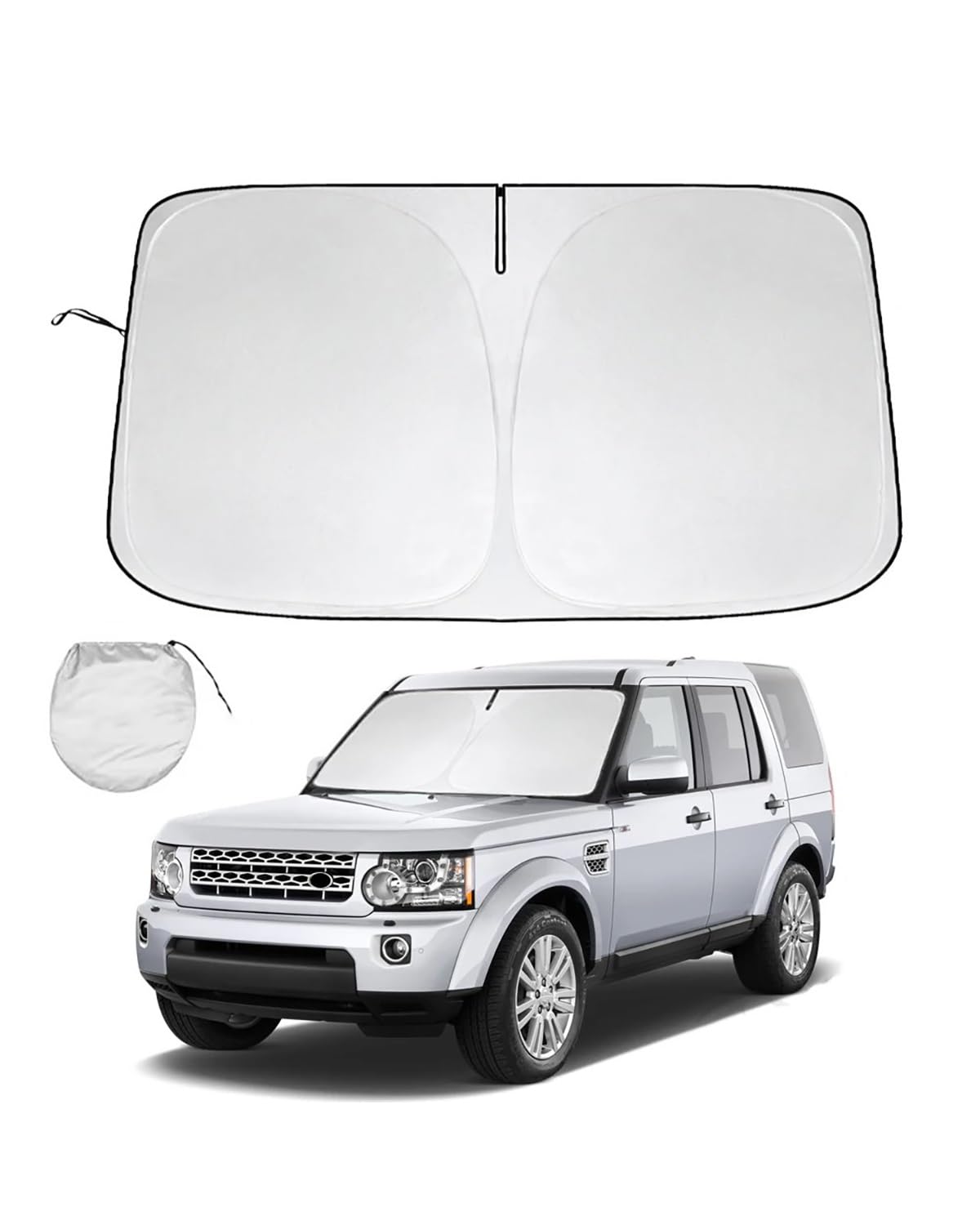 Autofenster Sonnenschutzrollos Für Land Für Rover Discovery L318 L319 L462 3 4 Windschutzscheibe Sonnenschutz Auto Sonnenschirm Faltbare Sonnenblende von LIJHGFFA