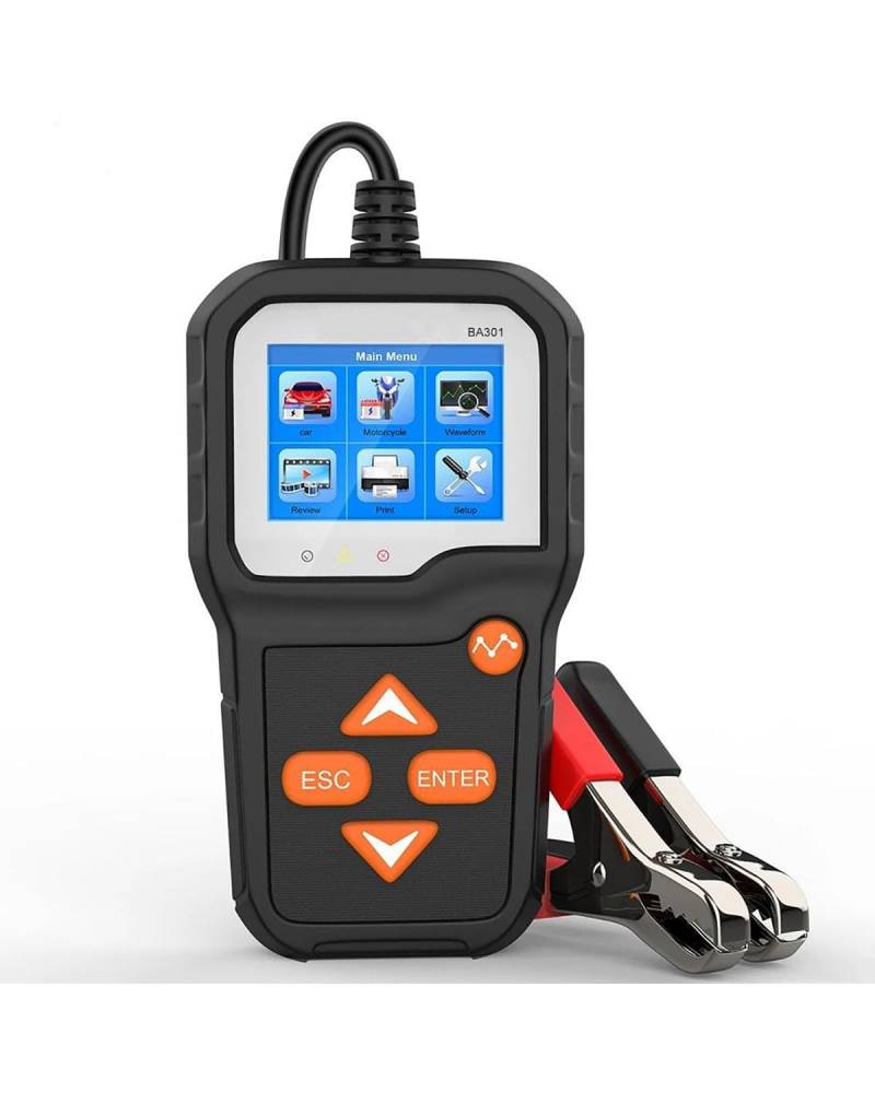 Diagnosegerät Auto BA301 12V 6V Autobatterietester Auto OBD2 Diagnosegerät Tester Autoanalysator 100 Bis 2000 CCA Batterietester Obd2 Diagnosegerät von LIJHGFFA