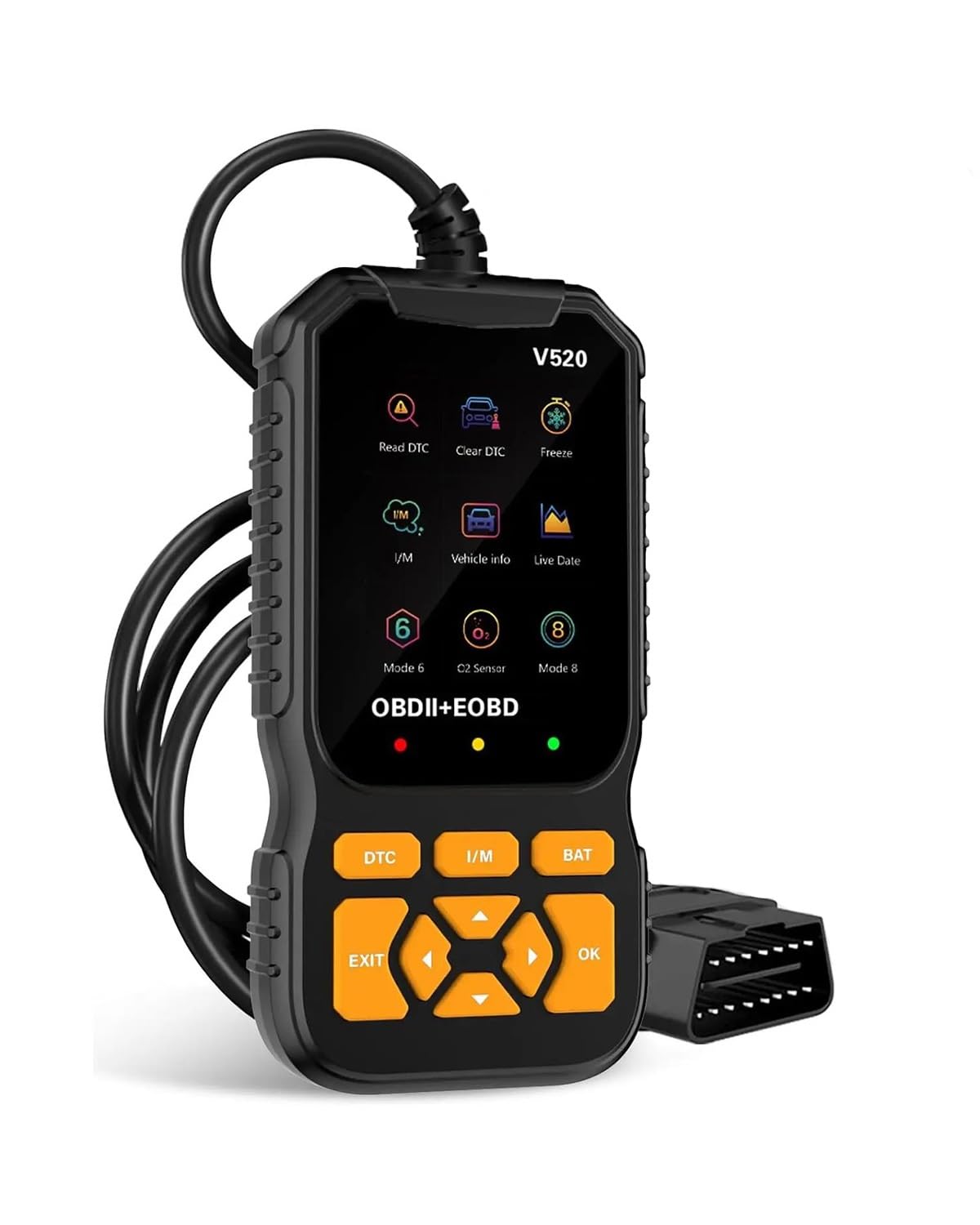 Diagnosegerät Auto OBD2-Scanner-Diagnosetool Motor-Fehlercode-Lesegerät Auto-Fehlerdetektor Obd2 Diagnosegerät von LIJHGFFA