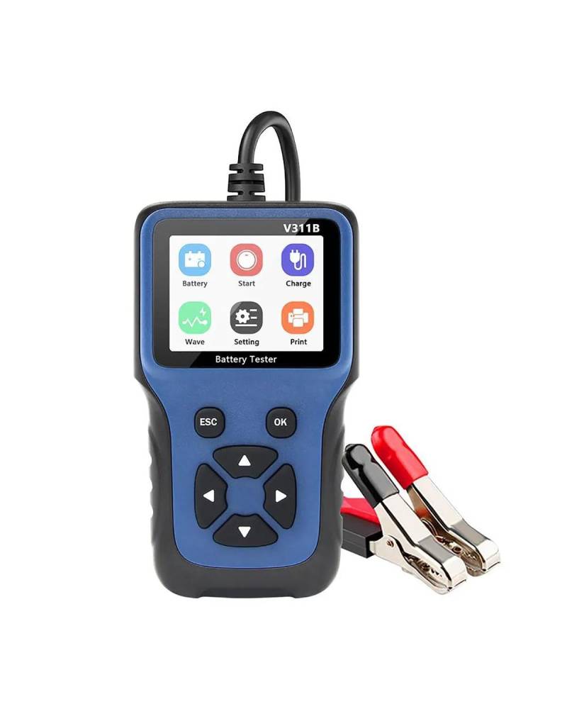 Diagnosegerät Auto V311B OBD2 12V Autobatterietester OBD2 Codeleser Belastungstest Autodiagnosewerkzeug Automotive 12V Autobatterieanalysator Obd2 Diagnosegerät von LIJHGFFA