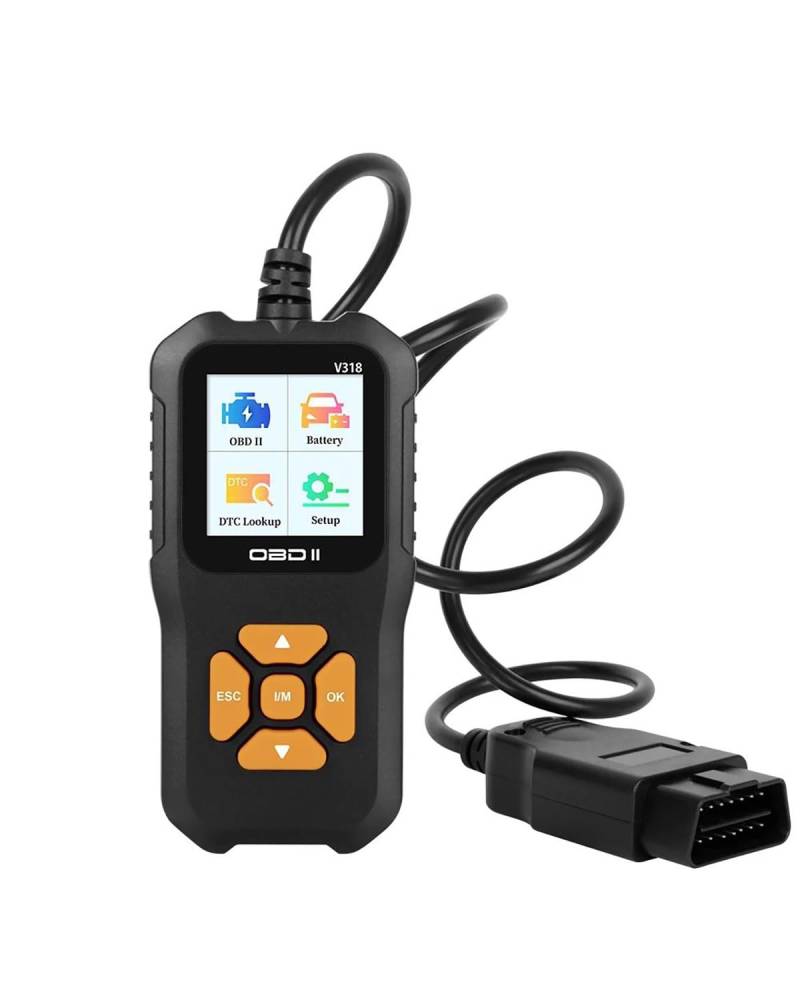 Diagnosegerät Auto V318 OBD2 Codeleser Scanner Autotester Diagnosewerkzeuge Lesen Sie Fahrzeuginformationen Batterietest Autozubehör Obd2 Diagnosegerät von LIJHGFFA