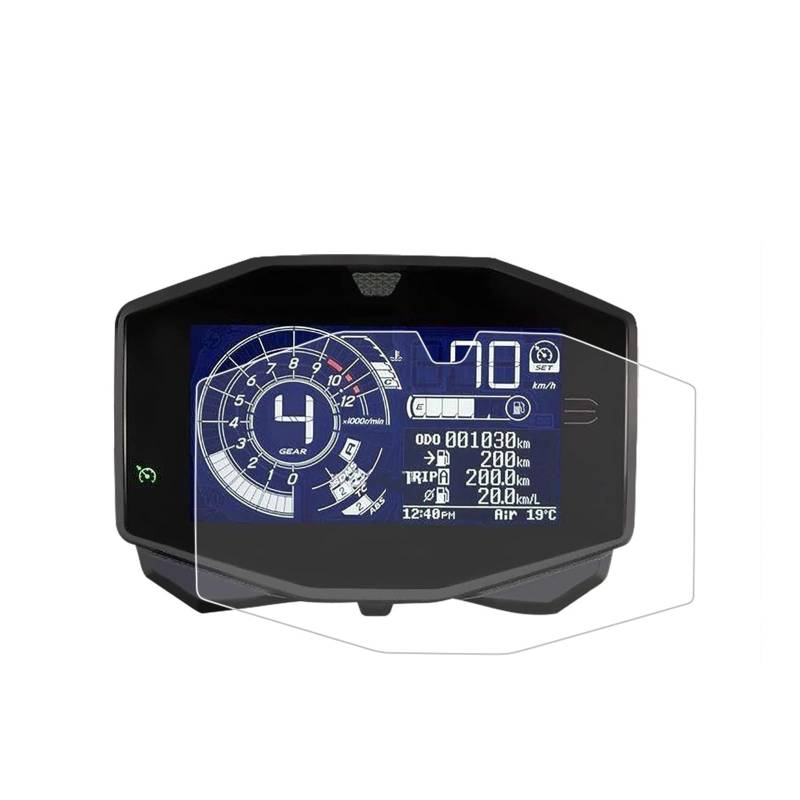 Displayschutzfolie Motorrad Für Suzuki Für GSX-S1000 Für GSXS1000 Für GSXS 1000S 2022 Motorrad Instrument Cluster Scratch Schutz Film Screen Protector Screen Protector von LIJHGFFA