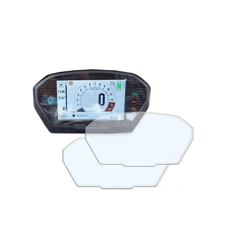 Displayschutzfolie Motorrad Für Triumph Für Tiger850 Für Tiger 850 Sport Motorrad Zubehör Cluster Kratzschutz Film Tacho Meter Displayschutzfolie Screen Protector von LIJHGFFA