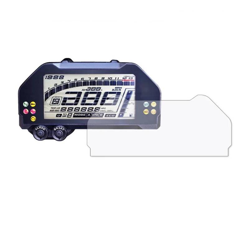 Displayschutzfolie Motorrad Für Yamaha Für MT10 FZ10 MT FZ 10 2016 2017 Motorrad Instrument Cluster Kratzschutz Film Displayschutzfolie Armaturenbrett Kratzfest Screen Protector von LIJHGFFA