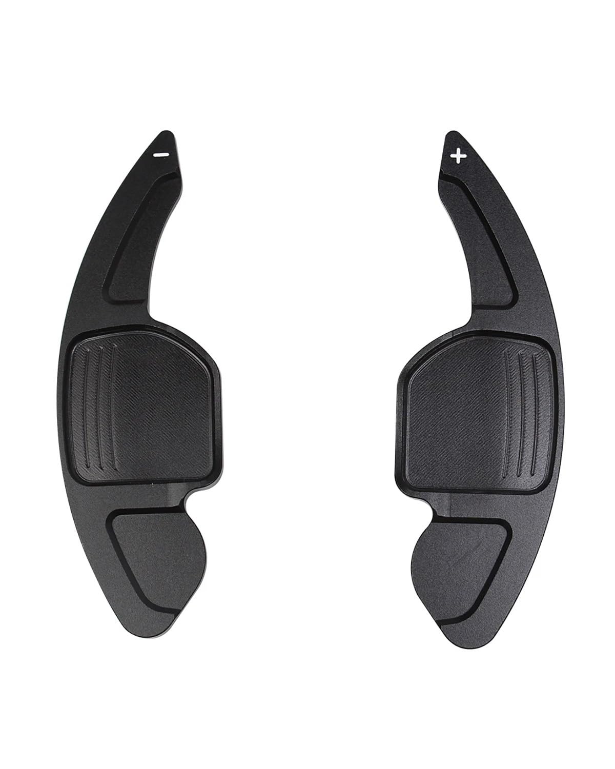 Schaltwippen 2 Pcs Auto Lenkrad Shift Paddle Shifter Erweiterte Für A3 Für A4 Für A5 Für A6 Für A7 Für A8 Lenkradg Paddle(Black) von LIJHGFFA