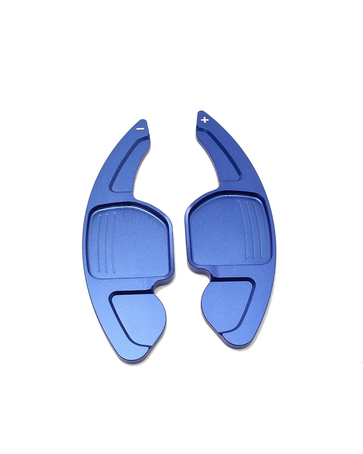 Schaltwippen 2 Pcs Auto Lenkrad Shift Paddle Shifter Erweiterte Für A3 Für A4 Für A5 Für A6 Für A7 Für A8 Lenkradg Paddle(Blue) von LIJHGFFA