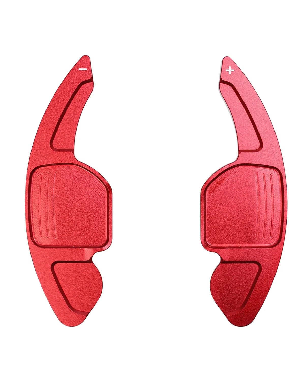 Schaltwippen 2 Pcs Auto Lenkrad Shift Paddle Shifter Erweiterte Für A3 Für A4 Für A5 Für A6 Für A7 Für A8 Lenkradg Paddle(Red) von LIJHGFFA