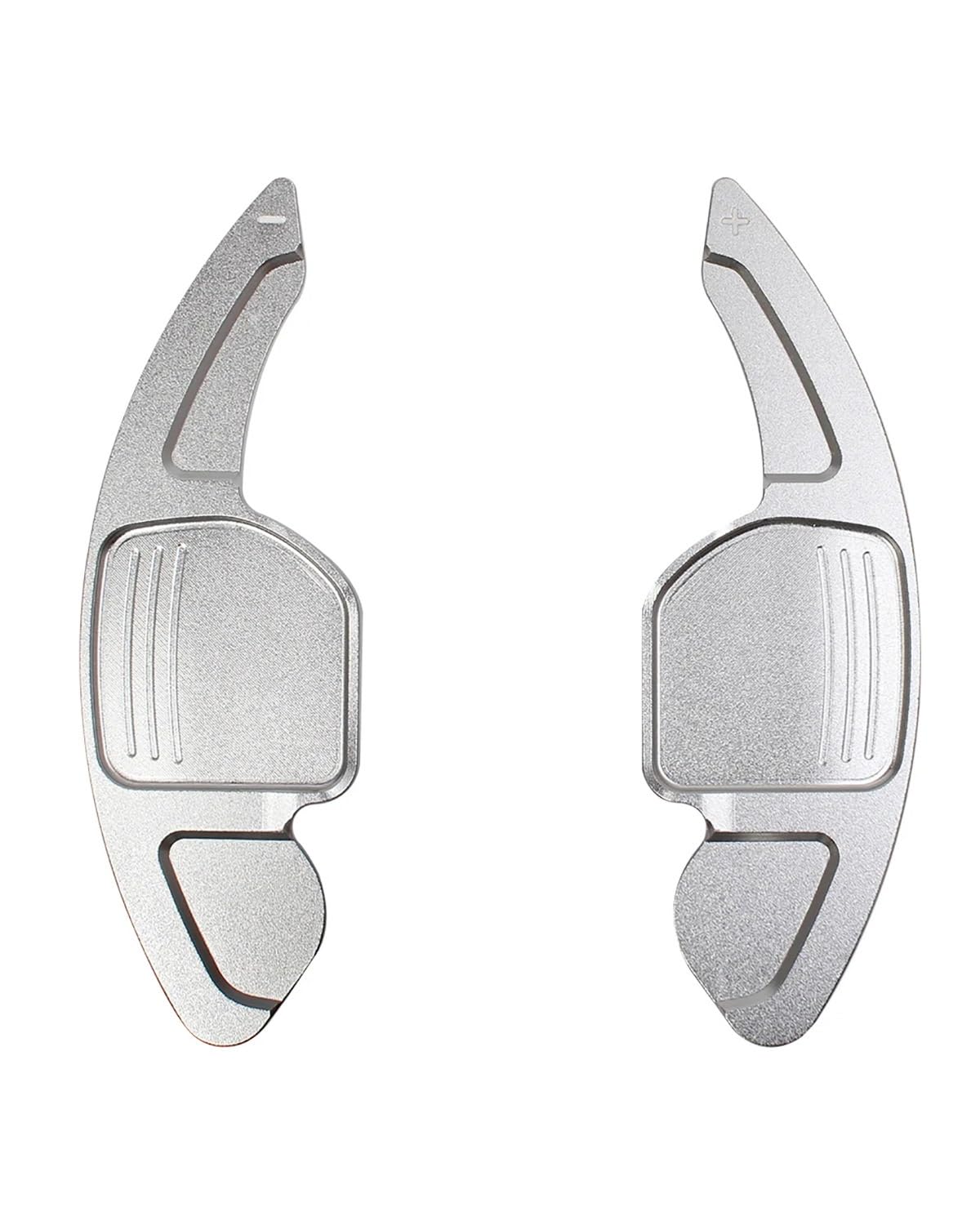 Schaltwippen 2 Pcs Auto Lenkrad Shift Paddle Shifter Erweiterte Für A3 Für A4 Für A5 Für A6 Für A7 Für A8 Lenkradg Paddle(Silver) von LIJHGFFA