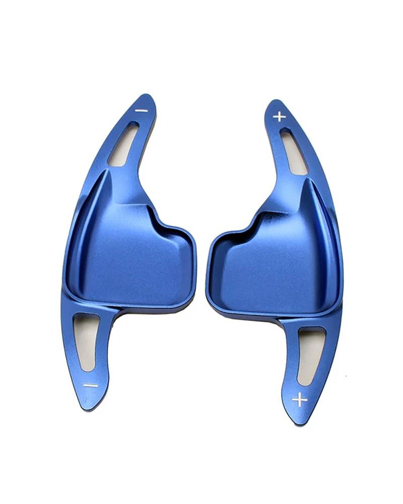 Schaltwippen 2 Stücke Aluminium Auto Lenkrad Shift Paddle Shifter Erweiterung Für F30 Für F16 Für X1 Für X3 Für X4 Für X5 Für X6 Lenkradg Paddle(Blue) von LIJHGFFA