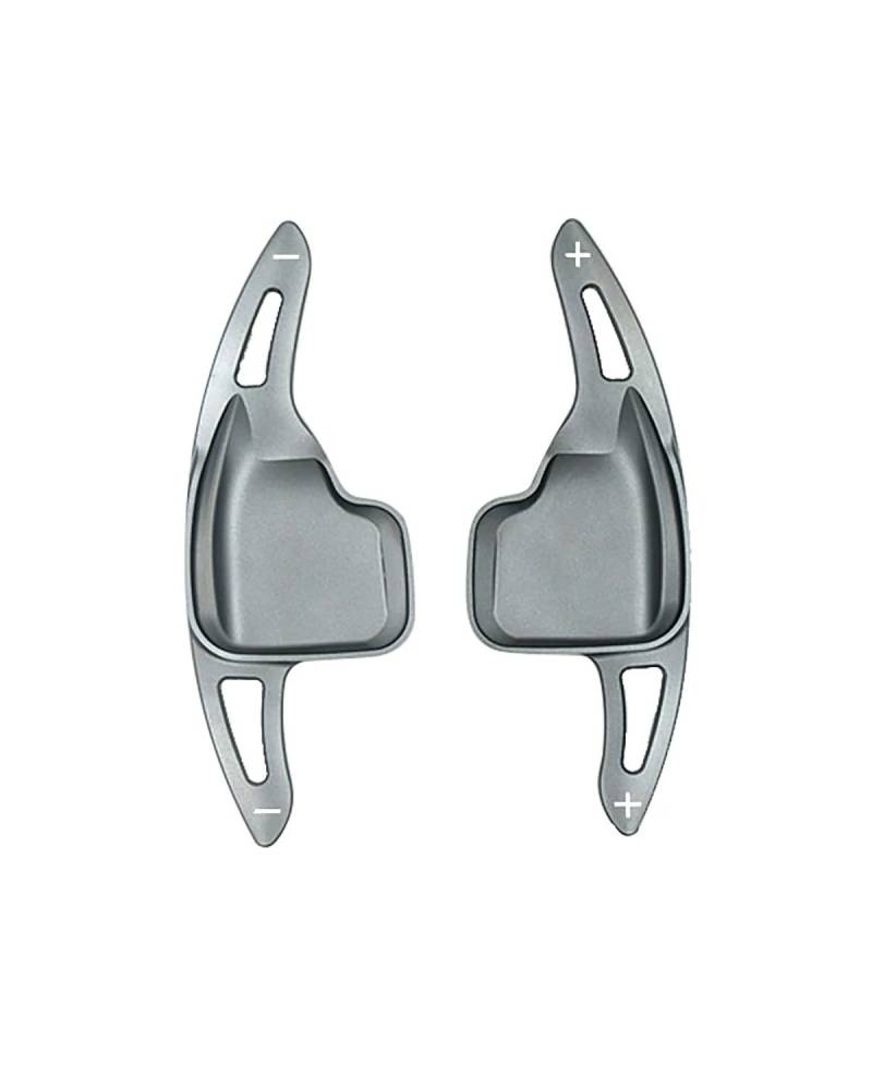 Schaltwippen 2 Stücke Aluminium Auto Lenkrad Shift Paddle Shifter Erweiterung Für F30 Für F16 Für X1 Für X3 Für X4 Für X5 Für X6 Lenkradg Paddle(Gray) von LIJHGFFA